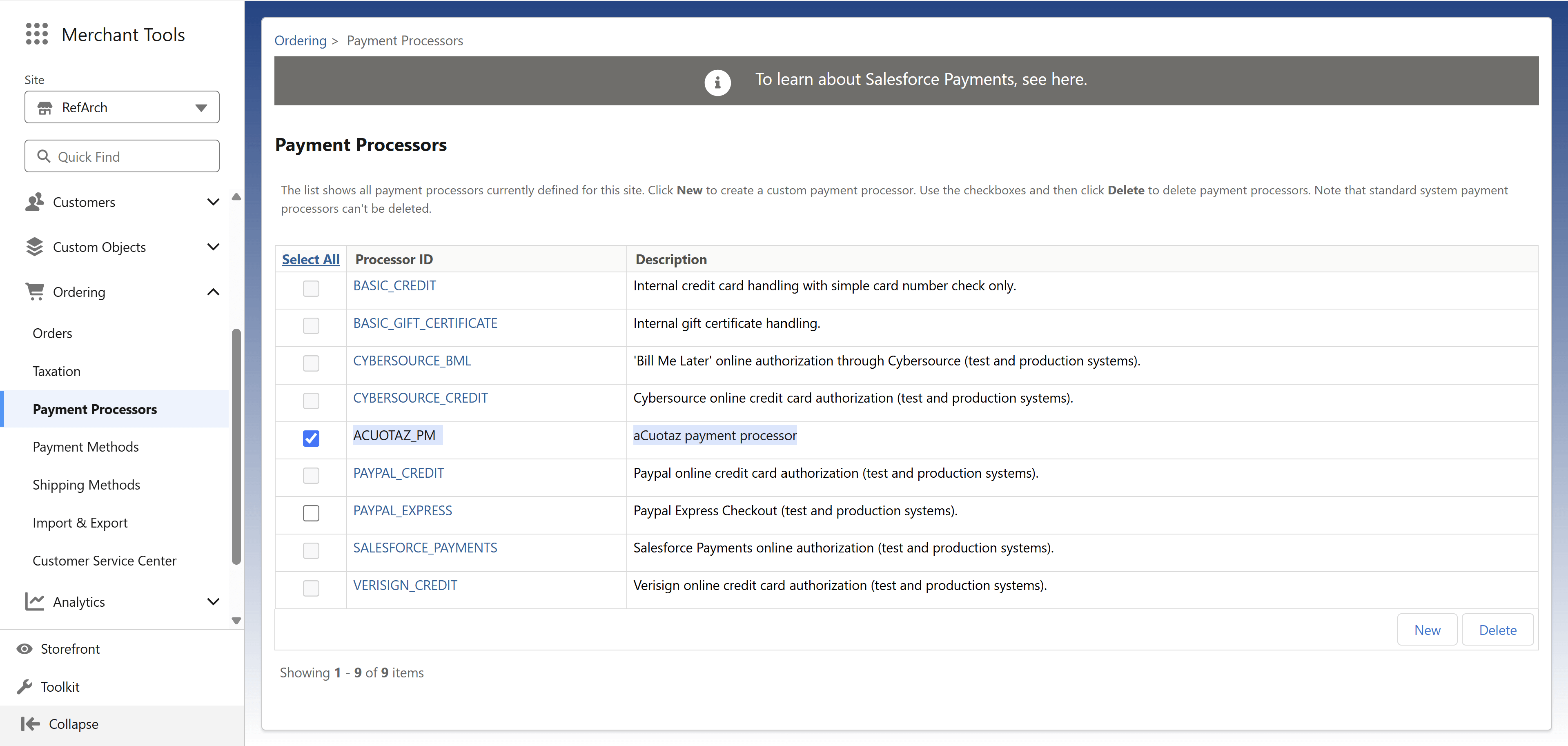 Payment Processor Screenshot